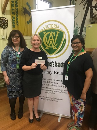 CWA Footscray donation to the One Hundred Dads project