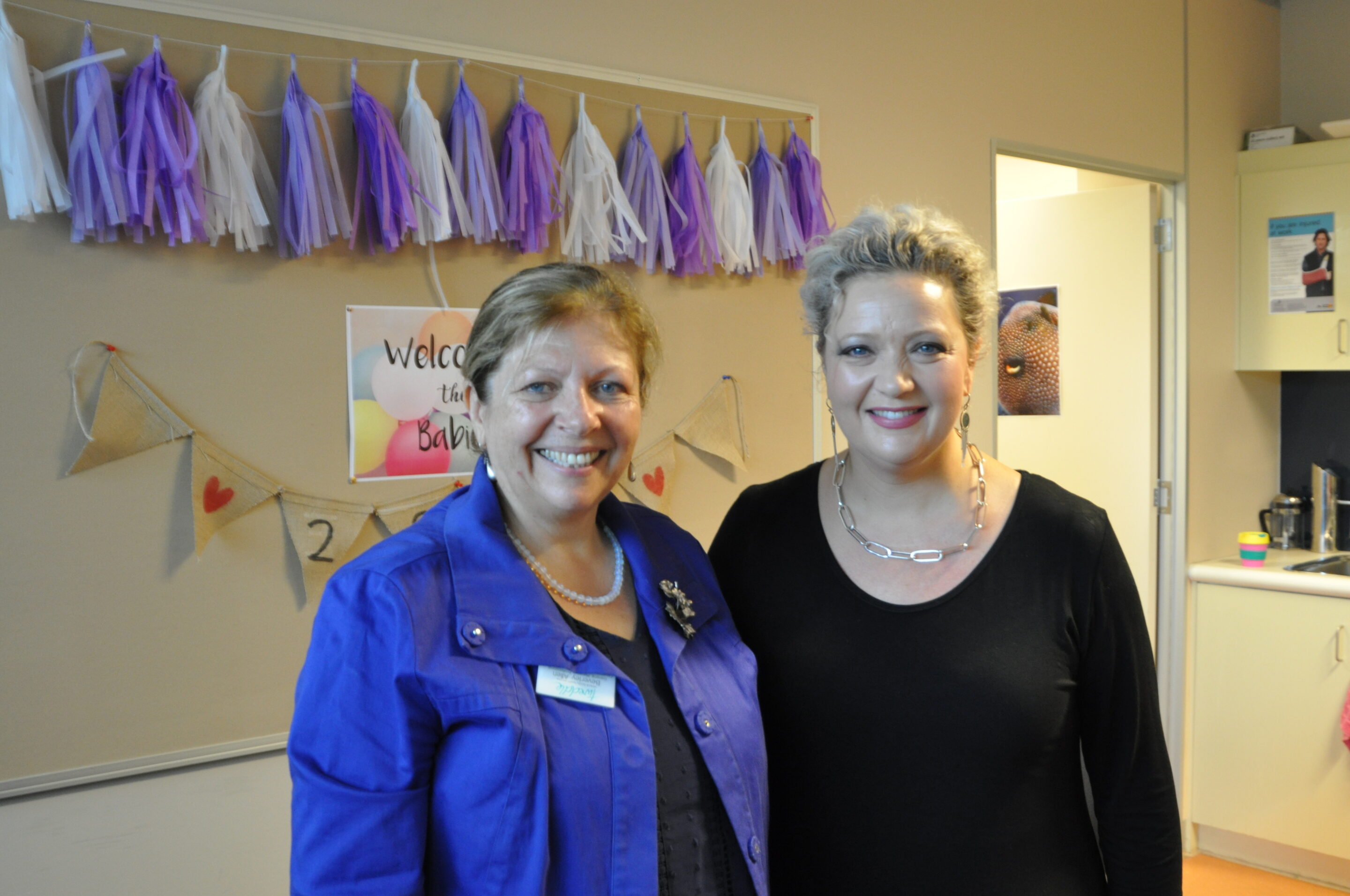 Tweddle's Beverley Allen and The Hon Jill Hennessy MP, Welcoming The Babies Ceremony